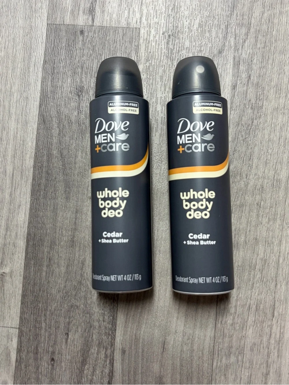 Dove Men+Care Whole Body Deo Spray Cedar with Shea Butter - Black